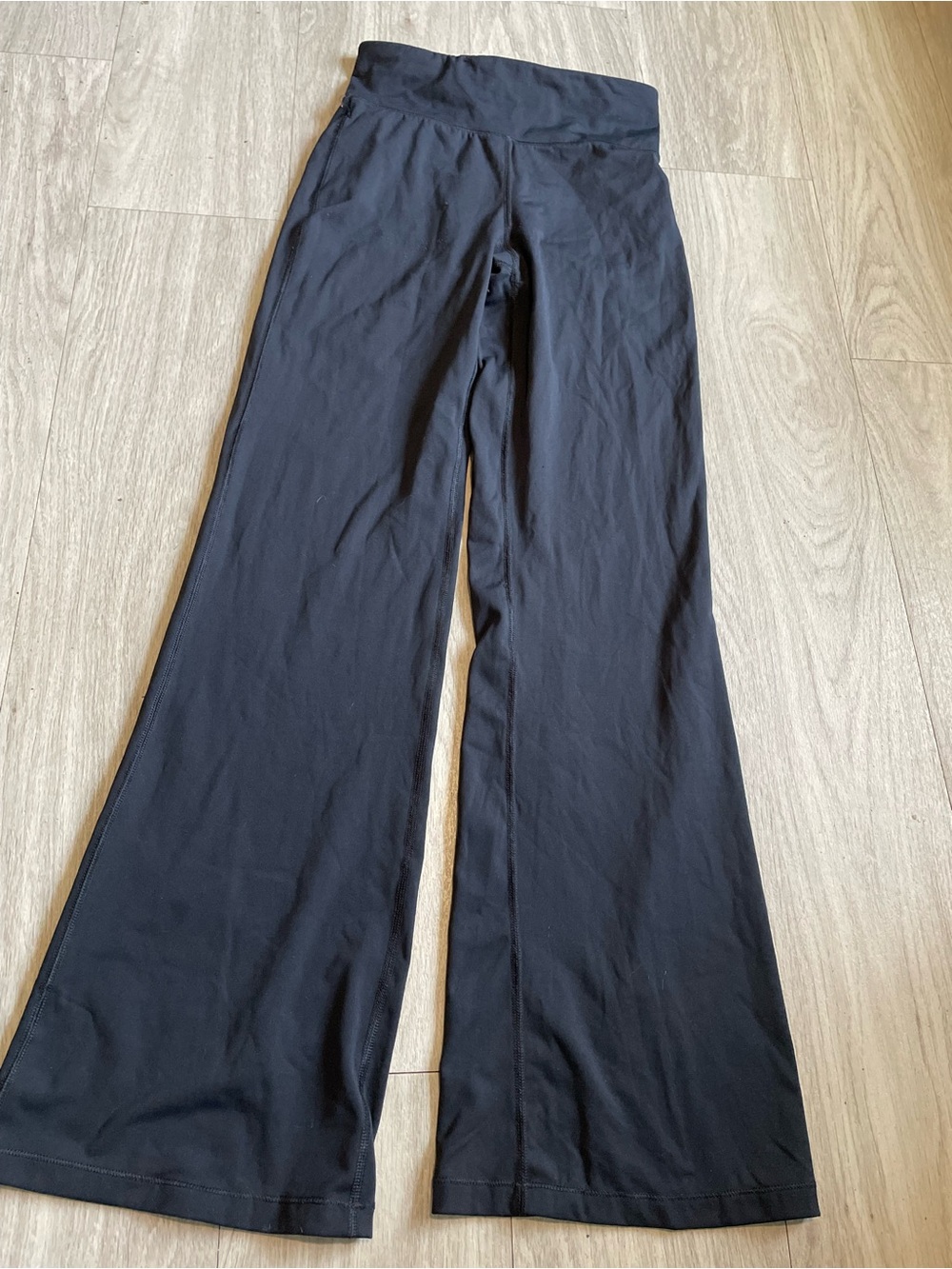 Aeropostale Black Boot Cut Flare Yoga Pants